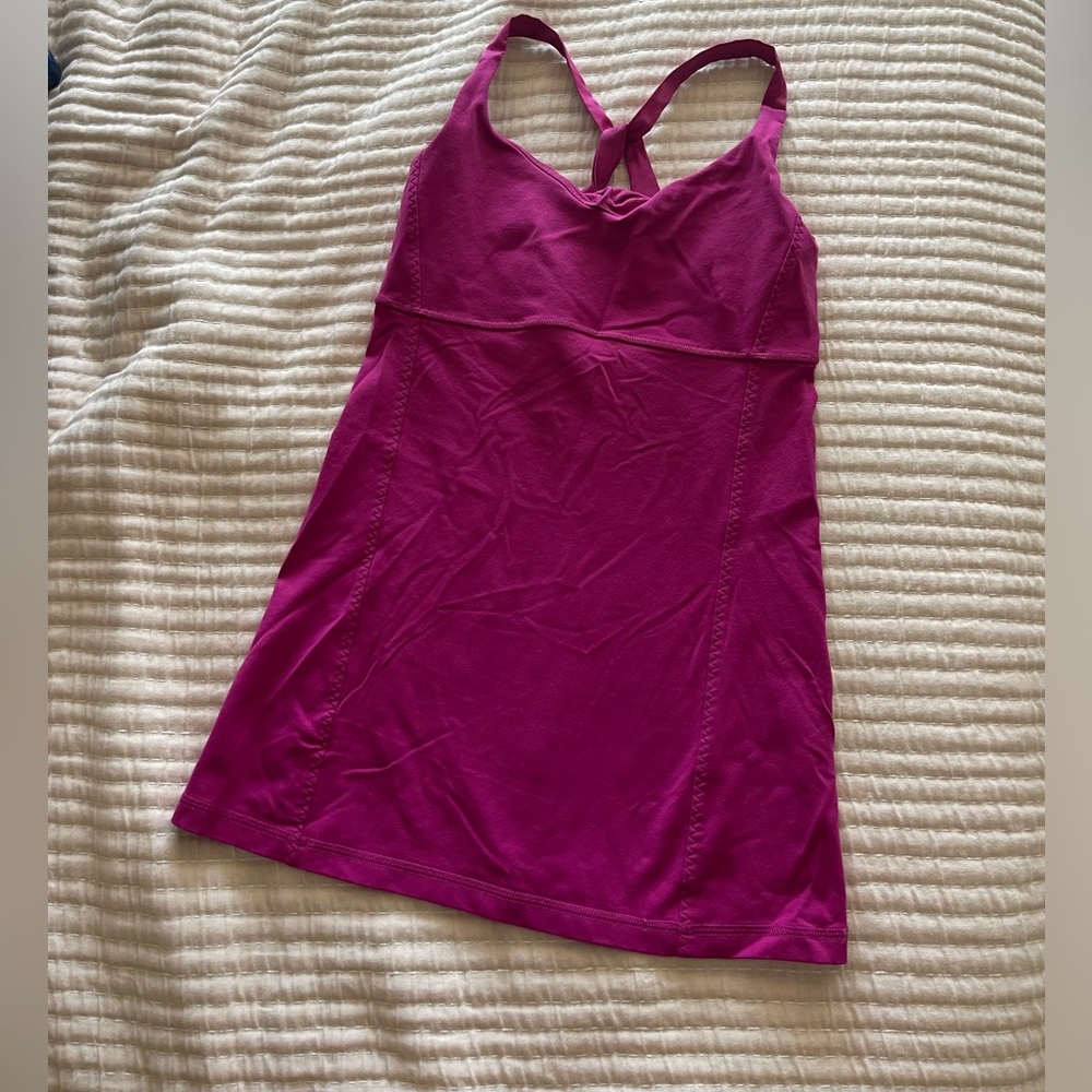 Lululemon tank top pink racerback